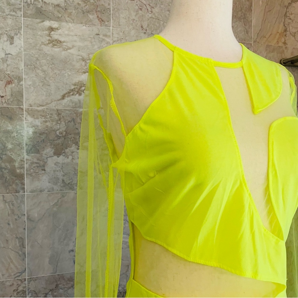 Fashion Nova Time of Your Life Neon Bodysuit - Picture 4 of 7